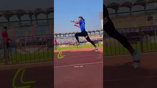 Long jump practice athlete army sports athletics motivation song newsong music punjabisong [upl. by Livingston198]