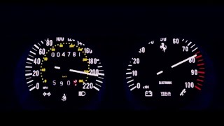 Ferrari F40 Top Speed 200mph [upl. by Gilli283]