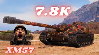 Destroying caliber 2x XM57  78K amp 77K Damage World of Tanks [upl. by Bobbi]