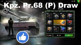 NEW Tank Kpz Pr68 P Draw WoT Blitz  Can we win it in 30 attempts 10 accounts x3 tries Lucky [upl. by Roos]