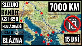 ❌❌❌ ✈️ Moto Road Trip  🇬🇷 Řecko 2023  🎥 Celý Film  🔞 Bláznivá Dovolená  🆒 7000 Km ❌❌❌ [upl. by Lynnett]