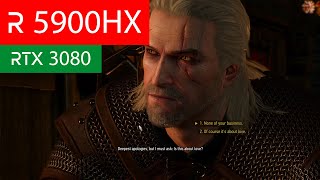 THE WITCHER 3 ULTRA SETTINGS  ASUS ROG STRIX G533QS  RTX 3080  RYZEN 5900HX [upl. by Hungarian]