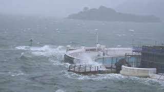 Storm Plymouth Hoe Sept 24 [upl. by Bronny]