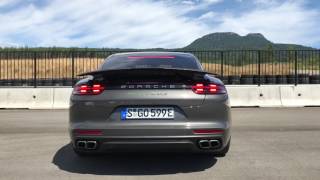 2018 Porsche Panamera Turbo S EHybrid noise [upl. by Ljoka]