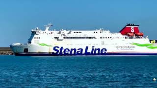 MV Stena Nordica Arrives at Fishguard Harbour 17924 [upl. by Palumbo]