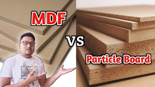 Difference between MDF Vs Particle board in Hindi  What is best for your home  Pros and Cons [upl. by Ophelia]