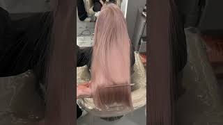 Sakura Pink🌸 haircolorchange [upl. by Aizat]