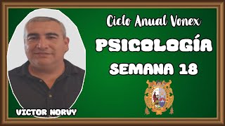 APRENDIZAJE I  SEMANA 18  PSICOLOGÍA  VICTOR NORVY [upl. by Corissa]