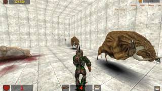 Serious Sam Classics Revolution GamePlay Map PlantnRun v3 2 DLC2 [upl. by Julius]