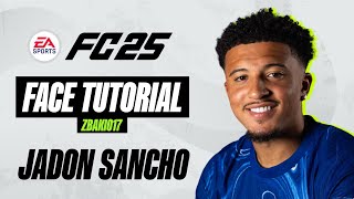 EA FC 25  JADON SANCHO  FACE CREATION  Pro Clubs LOOKALIKE [upl. by Don]