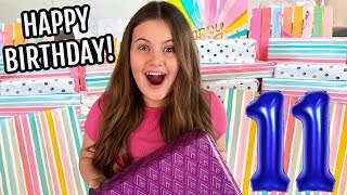 HOW WE CELEBRATED our DAUGHTERS 11th BiRTHDAY🥳 OPENING PRESENTS🎁 [upl. by Yremogtnom]