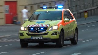 Big Compilation Police and Ambulances responding in Prague [upl. by Enived]