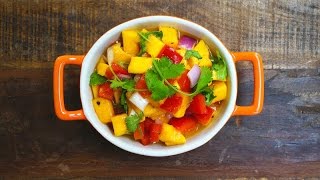 How To Make Mango Salsa [upl. by Worthington]