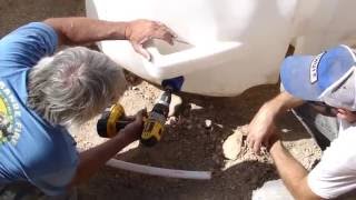 How to Install Earthship Cisterns [upl. by Rastus659]