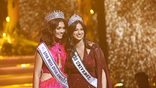 Harnaaz Sandhu Crowns Karnataka’s Divita Rai As LIVA Miss Diva Universe 2022 [upl. by Hsirehc]