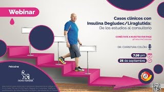 WEBINAR Casos clínicos con Insulina DegludecLiraglutida De los estudios al consultorio [upl. by Deraj619]