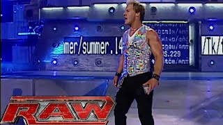 Chris Jericho Shockingly Returns RAW Nov 192007 [upl. by Ynattib]