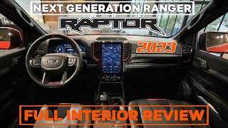 2023 Ford Ranger Raptor Interior Review [upl. by Hilbert]