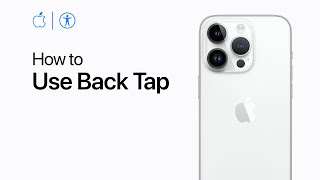 How to use Back Tap on iPhone  Apple Support [upl. by Aldo]