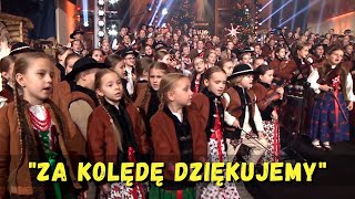 quotZa kolędę dziękujemyquot❗🥰  zakończenie kolędowania Małej Armii Janosika🎻🎄 [upl. by Thetes]