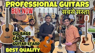 Buy Imported GUITAR in cheap 😱🔥Part2   Dholak Darbuka Etc  GUITAR SHOP IN DELHI NCR [upl. by Keener]