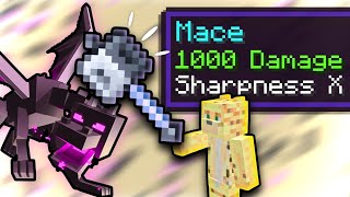 Is the Mace Overpowered Minecraft 121 [upl. by Idnek]