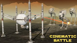 BATTLE DROIDS vs GALACTIC EMPIRE  Cinematic Battle  Men of War STAR WARS Mod [upl. by Alfredo]