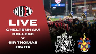 LIVE RUGBY CHELTENHAM COLLEGE vs SIR THOMAS RICHS  KINGSHOLM STADIUM [upl. by Eelrihs819]