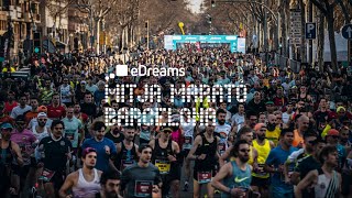 eDreams MITJA MARATÓ BCN 2023  AFTERMOVIE [upl. by Farr]