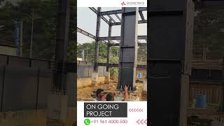 Multi Storied Steel Building  Residential  Commercial  Coimbatore  Steel Structures Assembling [upl. by Ekim]