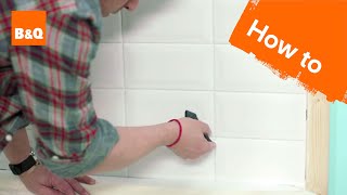 How to tile a bath splashback part 3 grouting amp finishing touches [upl. by Simeon319]