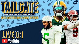 2022 NFL Draft Big Board  Divisional Round Review PFF Tailgate Podcast  PFF [upl. by Baudelaire]