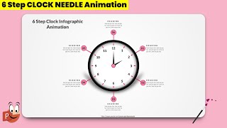 109PowerPoint Rotating CLOCK NEEDLE Animation with 6 options  Microsoft 365  PPTX Template [upl. by Kalvin]