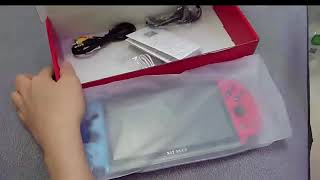 X12 Plus 7 inch 16GB Handheld Arcade Video Games console Unboxing Video [upl. by Jimmie]