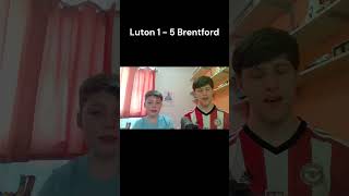 Brentford FC 5  1 Luton A 2324 football premierleague brentfordfc brentford lutontownfc [upl. by Reckford]