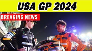 Breaking F1  2024 United States Grand Prix [upl. by Reiser]