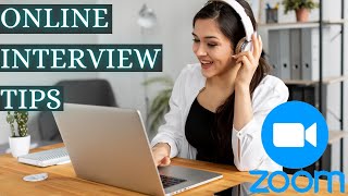 online job interview tips  Zoom Job Interview TIPS  interview tips techniques for interviews [upl. by Crescin812]