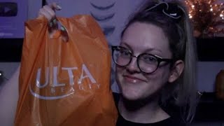 ASMR 30 Min Ulta Haul  whisper ramble vertical orientation trigger assortment makeup sounds [upl. by Gault]