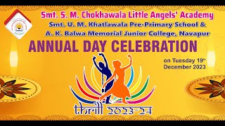 Tanaji Song Dance 10th Std in Thrill 202324 SmtSMChokhawala Little Angels Academy Navapur [upl. by Nhor]