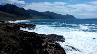 Mega Surf At Kaena Point Oahu Hawaii [upl. by Mikkel]