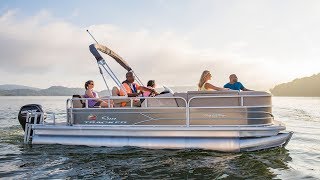 SUN TRACKER Boats PARTY BARGE 20 DLX Recreational Pontoon [upl. by Amein]