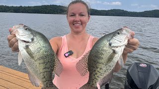 Crappie Fishing Kentucky Lake [upl. by Eidnac738]