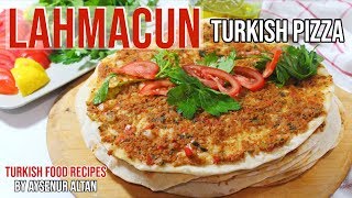 Lahmacun Recipe  How To Make Lahmacun In A Pan Without Oven [upl. by Akimaj]