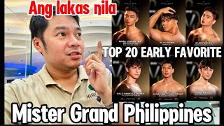 My early favorites top 20 Mister Grand Philippines 2024 [upl. by Naujyt]