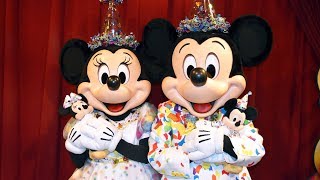 NEW Mickey amp Minnie Mouse Meet amp Greet in 90th Birthday Celebration Outfits at Magic Kingdom Disney [upl. by Patience]