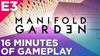 Manifold Garden  16 Minutes of GORGEOUS Puzzle Platforming Gameplay  E3 2016 [upl. by Ungley]