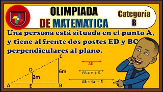 Aplicando el teorema de TALES  Proporcionalidad  Olimpiada de Matemáticas categoriab B razón [upl. by Herriott]