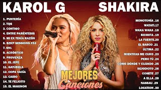 Karol G y Shakira Mix 2024 ❤️ Karol G y Shakira Grandes Exitos 2024 [upl. by Mir316]