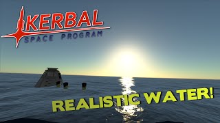 REALISTIC WATER  Kerbal Space Program Scatterer Mod Review [upl. by Ynattyrb]