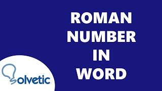 ROMAN NUMBER in MS WORD 2024 2025 👉✅ [upl. by Esinned103]